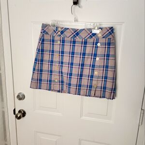 Lady Hagen Plaid Skort Purples and‎ Blues  Size 10